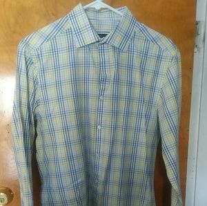Mens Slim Fit Van Heusen Studio Button Up Shirr
